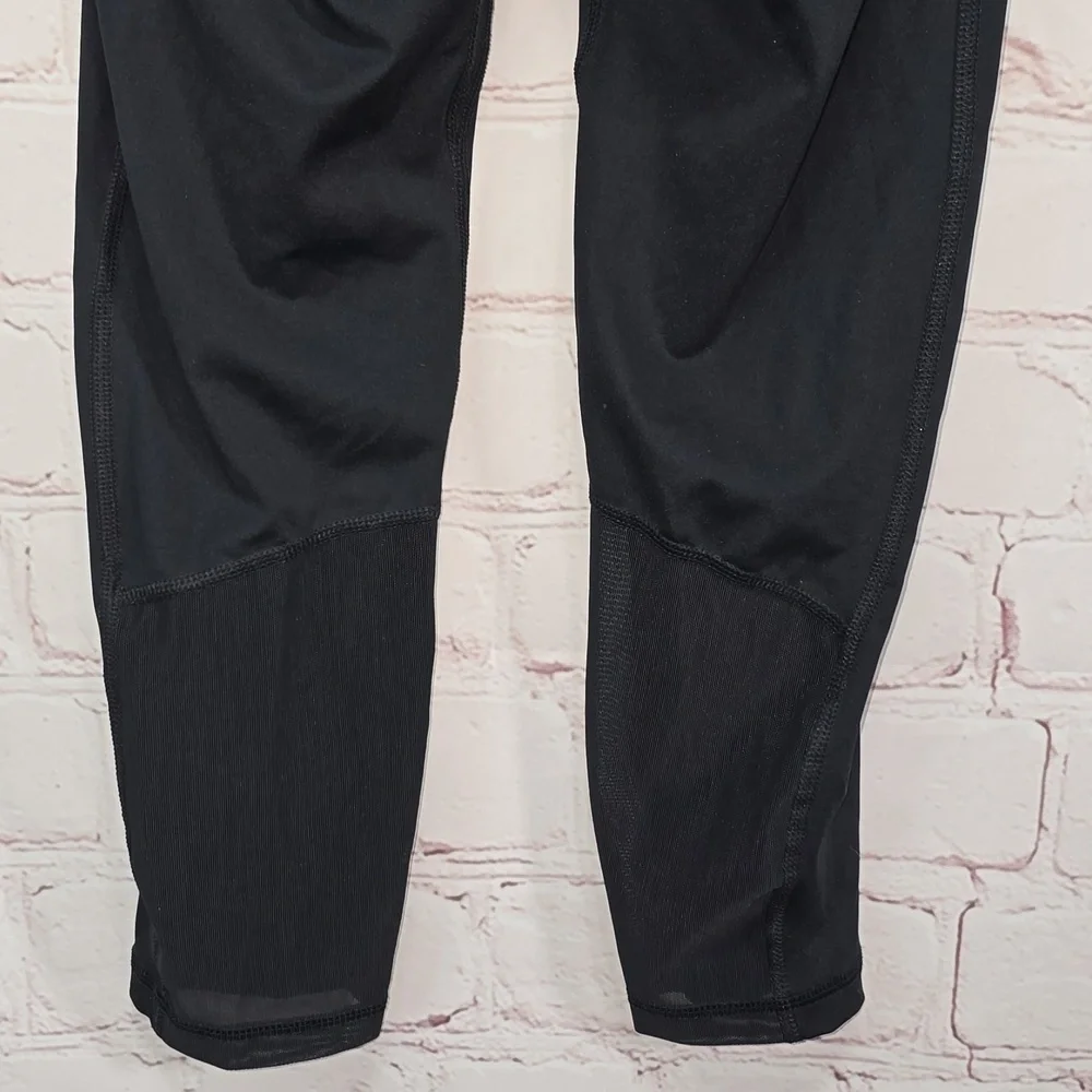 Nike Pro Dri Fit Black Leggings Mesh Back Legs Women's Small